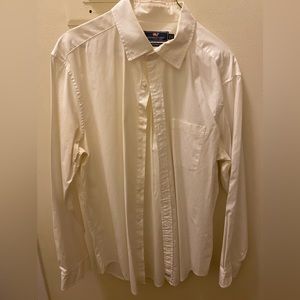 Vineyard Vines White Classic Murray Shirt Size Large